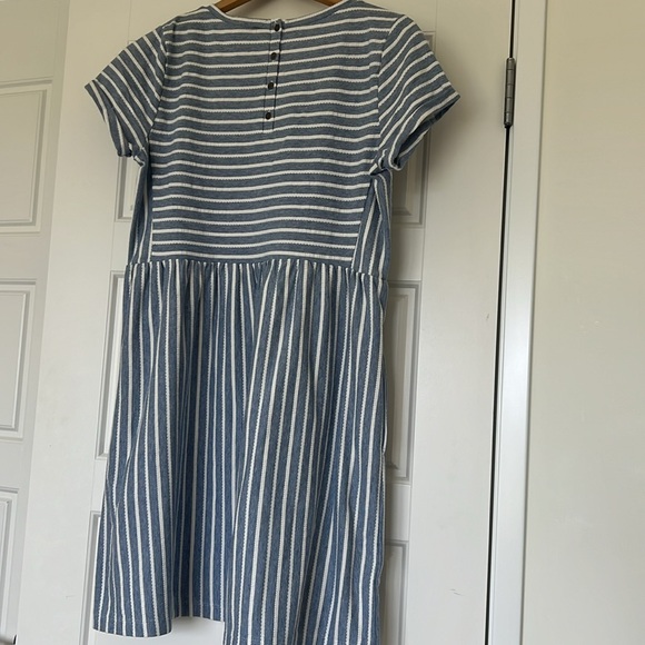 NWT LOFT Nautical Striped Cotton Dress - Picture 4 of 6
